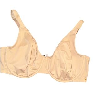 Cacique Women’s Unlined Full Coverage Bra Everyday Casual Comfort Tan 42DD